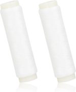 2 PCS Fishing Bait Elastic Thread Invisible Fishing Bait String Fishing Line 0.2mm Length 656 Feet per Spool No Knots Required Bait Keeper Stretchy Clear String for Salmon Sturgeon Catfish