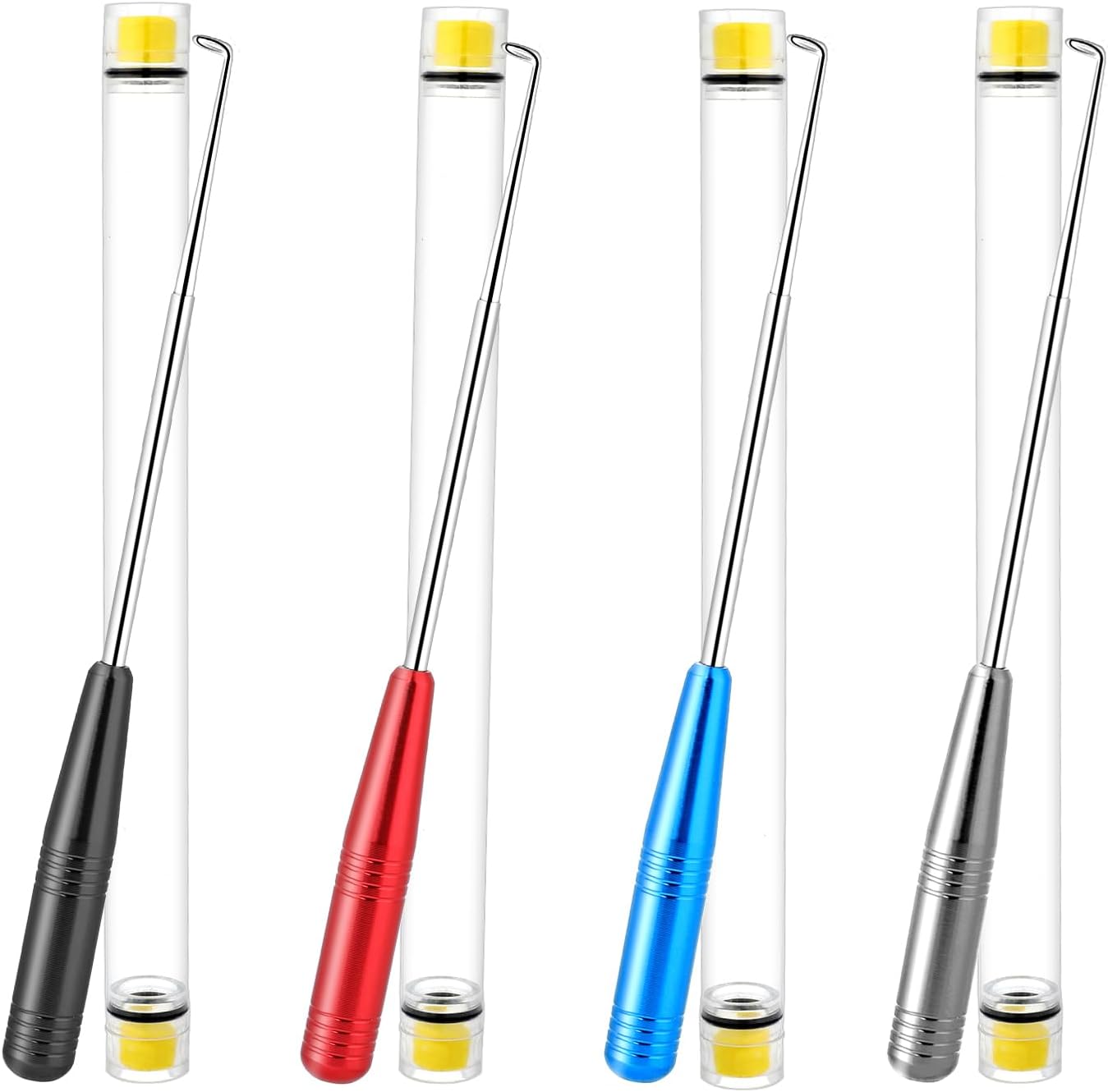 61fdsjy42GL._AC_SL1500_.jpg 4 PCS Fishing Hook Quick Removal Device Fish Hook Remover Tool Fish Dehooker Security Extractor Fishhook Disconnect Fish Unhooking Tool Fishing Tools Accessories Hook Removal Tool Fishing Kit - Image 1