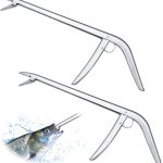 2 Pieces Stainless Steel Fish Hook Remover Fishing Extractor Freshwater and Saltwater Hooker Tool for Fishing, 11-1/2 inch
