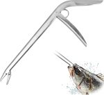 Fish Hook Remover, Premium Stainless Steel Fish Hook Remover Tool - Essential Fishing Pliers, with Strong Jaw Grip and Serrated Teeth, Suitable for All Fishing Environments, 11-1/2 Inches